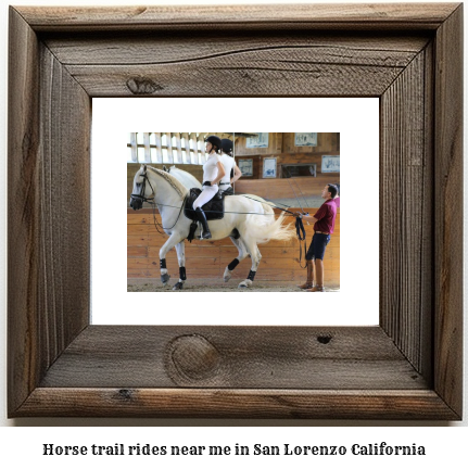 horse trail rides near me in San Lorenzo, California